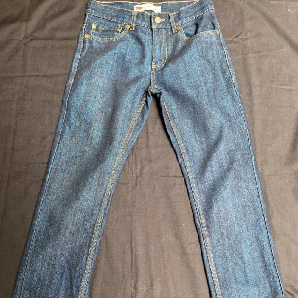 Boys Levi Dark Wash 511 SlimJeans size 14